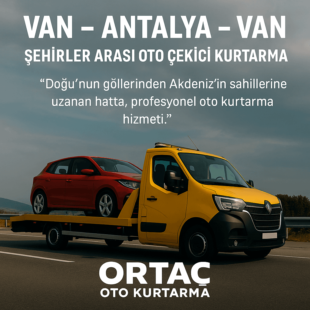 Van Antalya Van şehirler arası oto çekici kurtarma