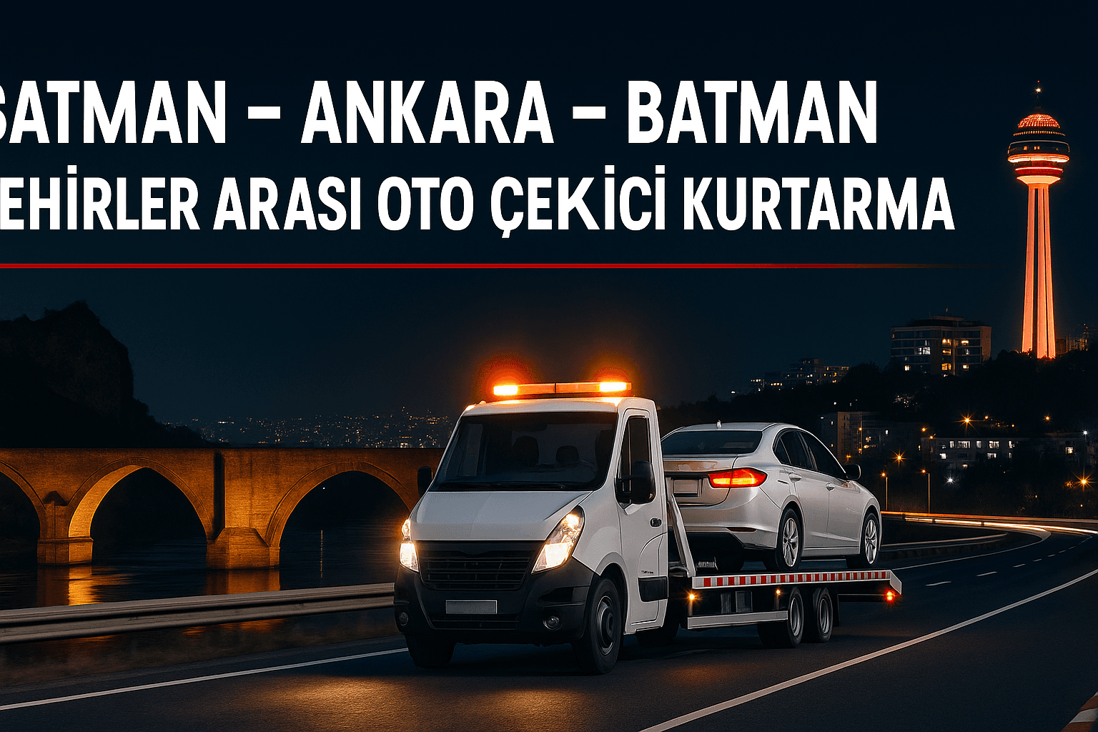 Batman Ankara Batman şehirler arası oto çekici kurtarma