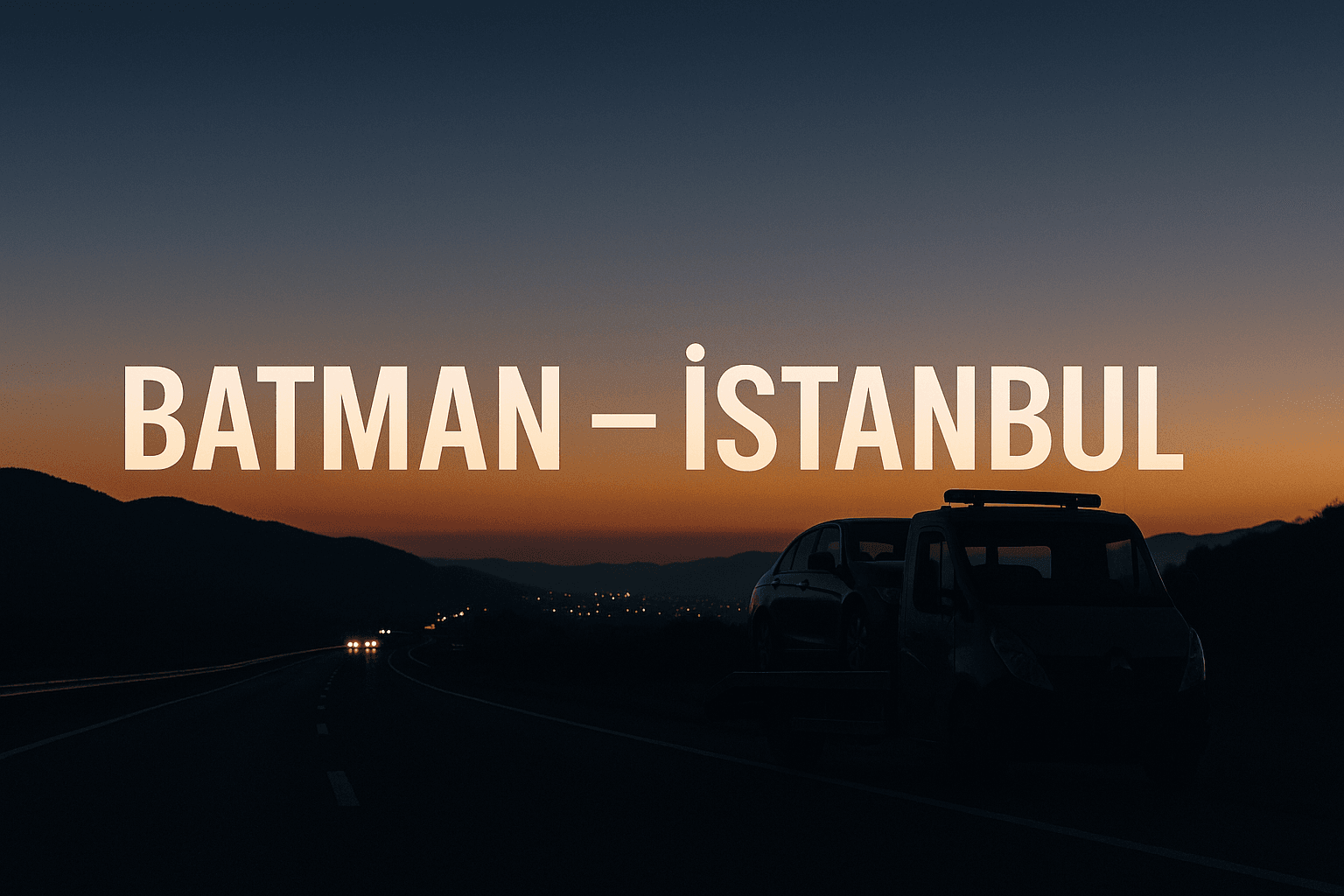 Batman İstanbul Batman şehirler arası oto çekici kurtarma