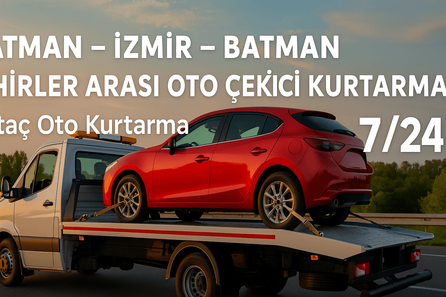 Batman İzmir Batman şehirler arası oto çekici kurtarma