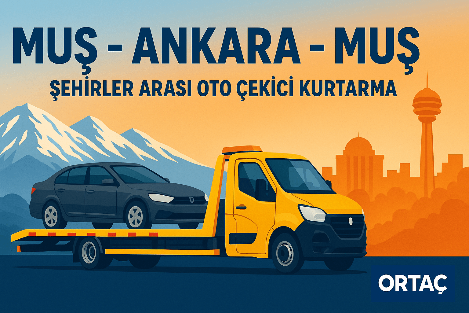Muş İstanbul Muş şehirler arası oto çekici kurtarma